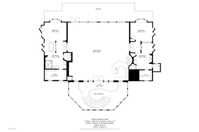 Floor Plan - Seascape Villa Cayman Islands Caribbean Vacation Beachfront Rental