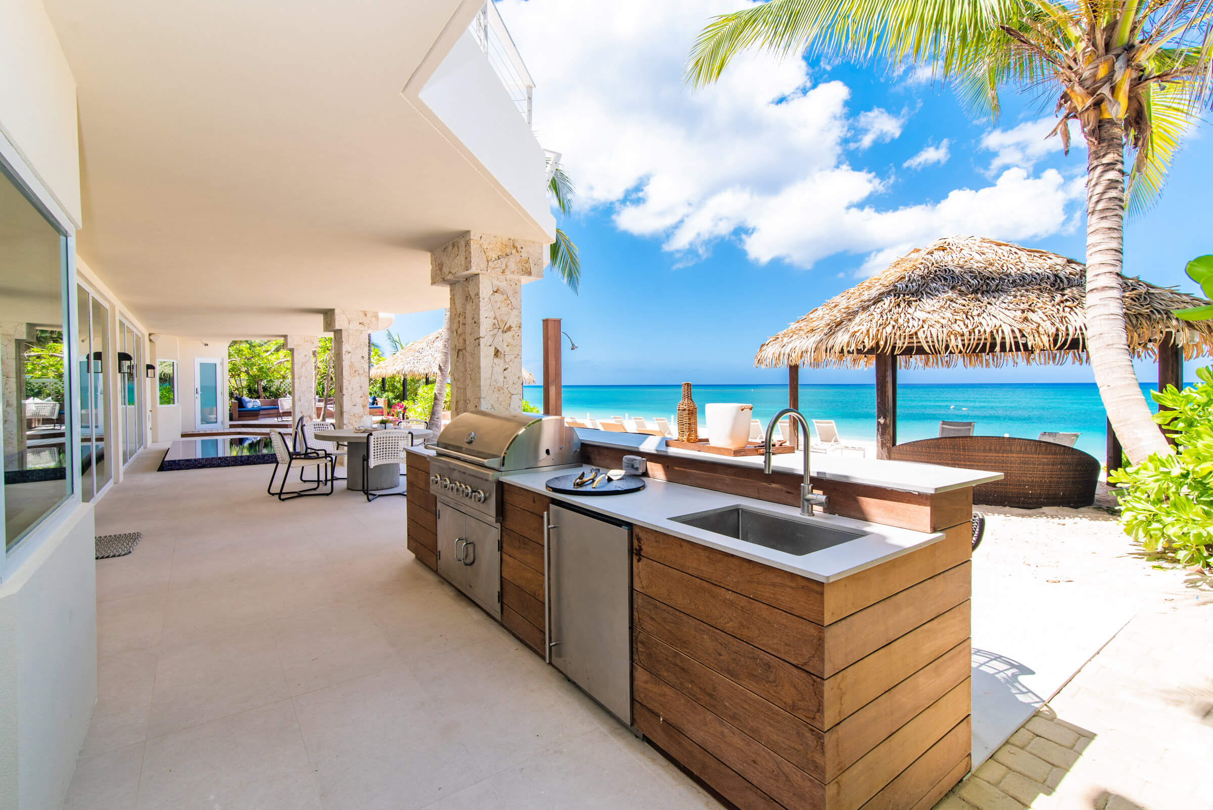 Seascape Villa Cayman Islands Grand Cayman Beachfront Luxury Caribbean Vacation and Staycations Seven Mile Beach